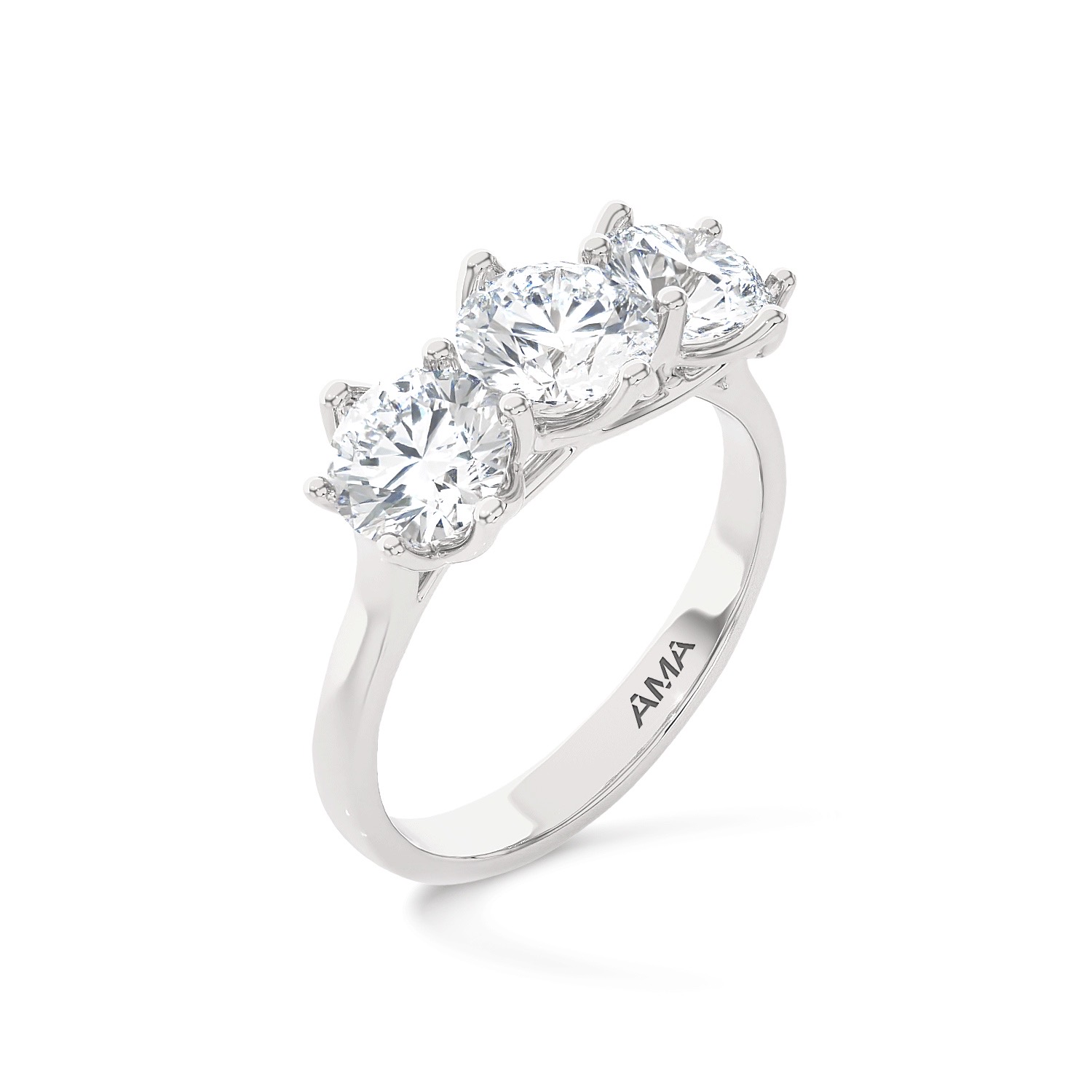 Anello Trilogy Diamanti Lab Grown 1.50 carati