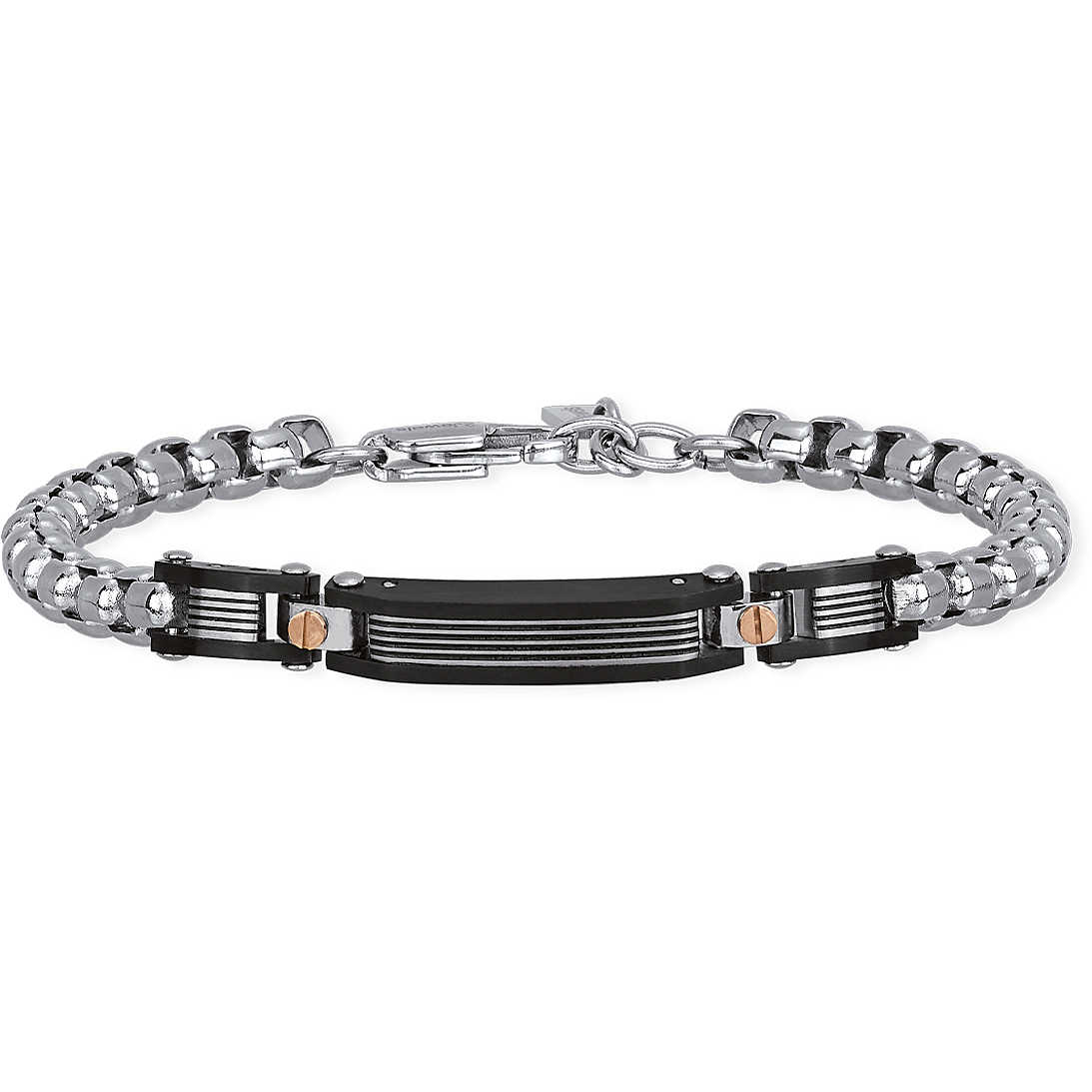 Bracciale 2Jewels Uomo acciaio Collezione Blockchain 232152