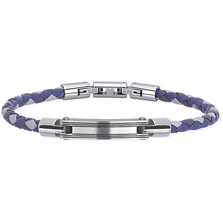 Bracciale 2Jewels Uomo acciaio e pelle 232063