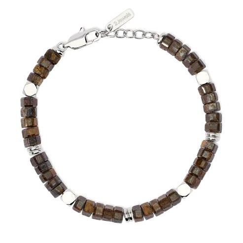 Bracciale 2Jewels Uomo collezione Original acciaio 316L e bronzite 232612