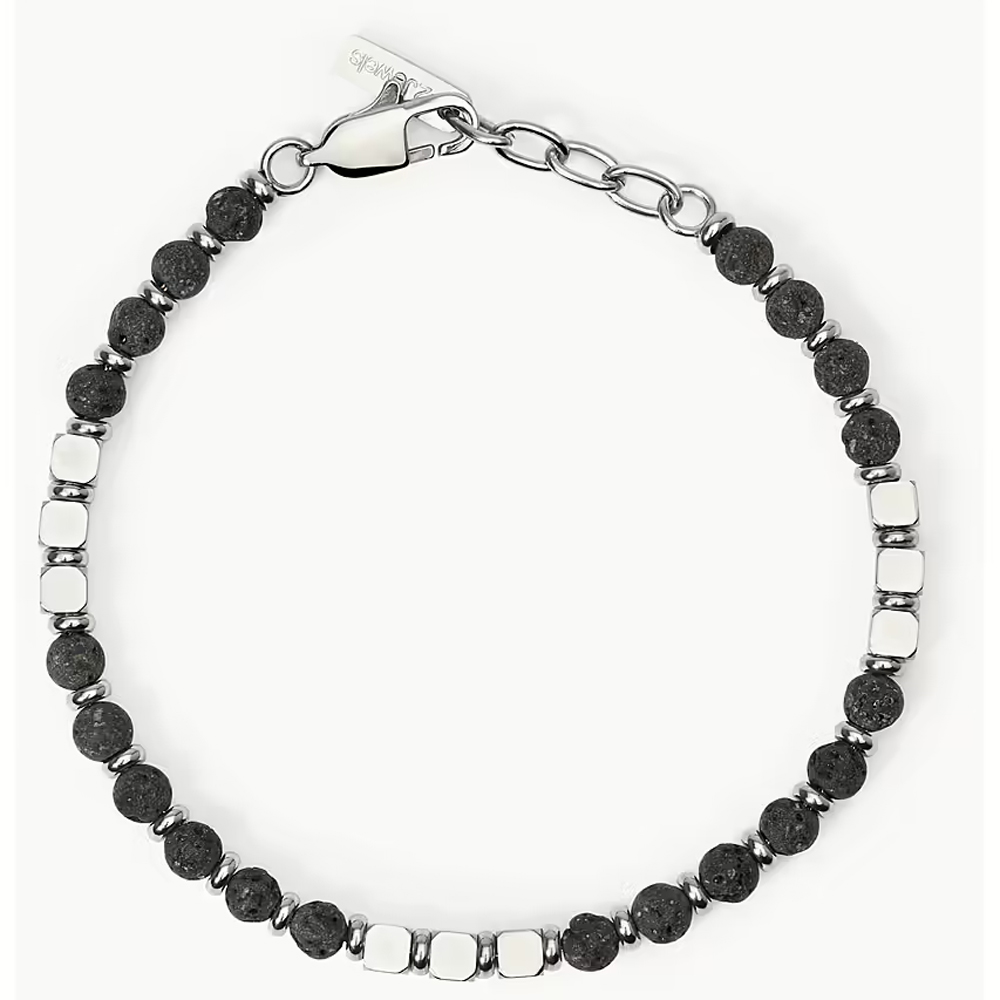 Bracciale 2Jewels Uomo collezione Original acciaio 316L e pietra lavica 232583