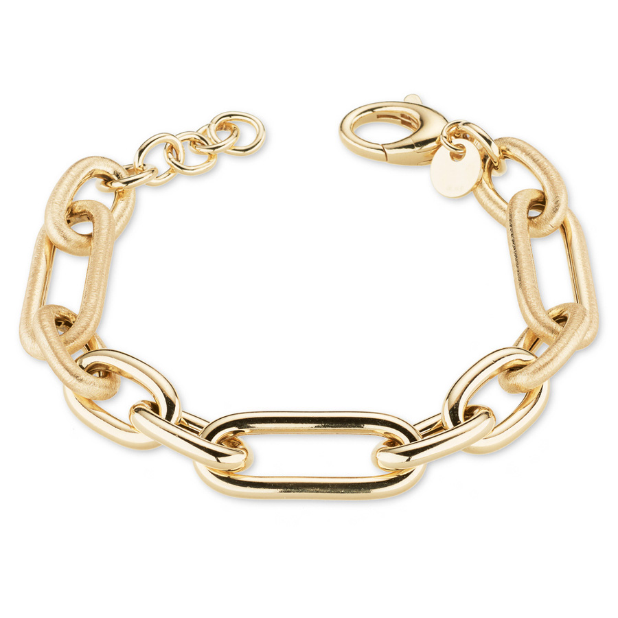 Bracciale a catena Dvccio in argento dorato 24 kt 