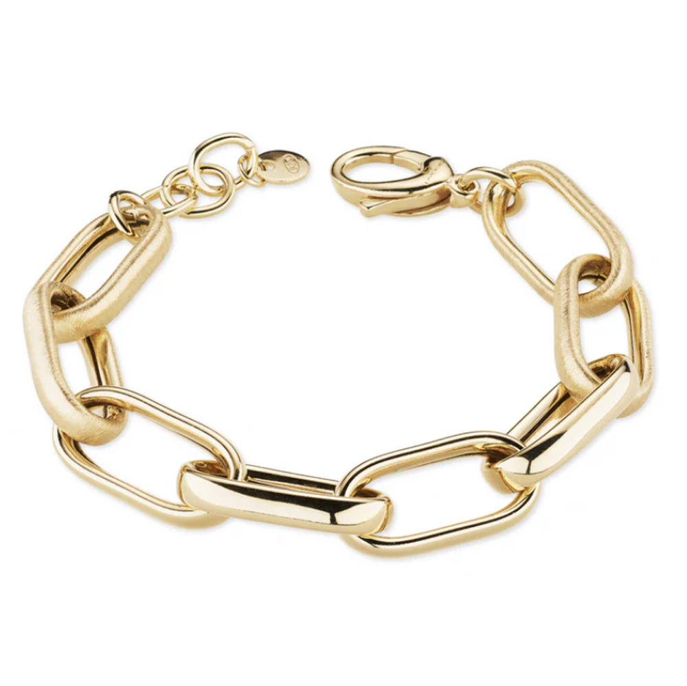 Bracciale a catena Dvccio in argento dorato 24 kt 