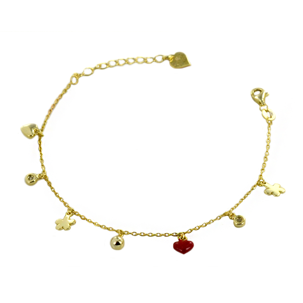 Bracciale Charm-ant in argento della collezione Tortona Cuori Milano 