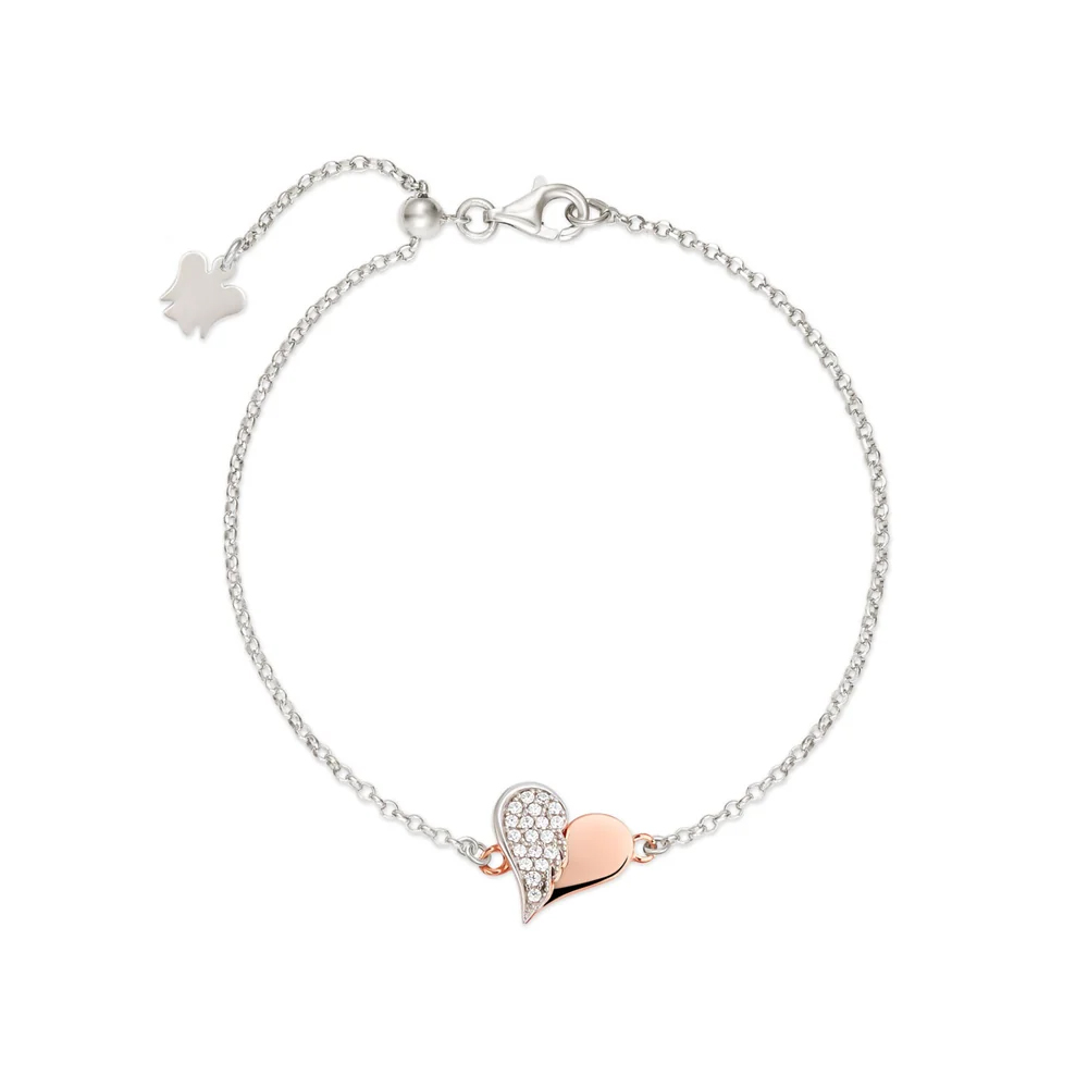 Bracciale con Cuore Roberto Giannotti in argento cuore e ala GIA 443