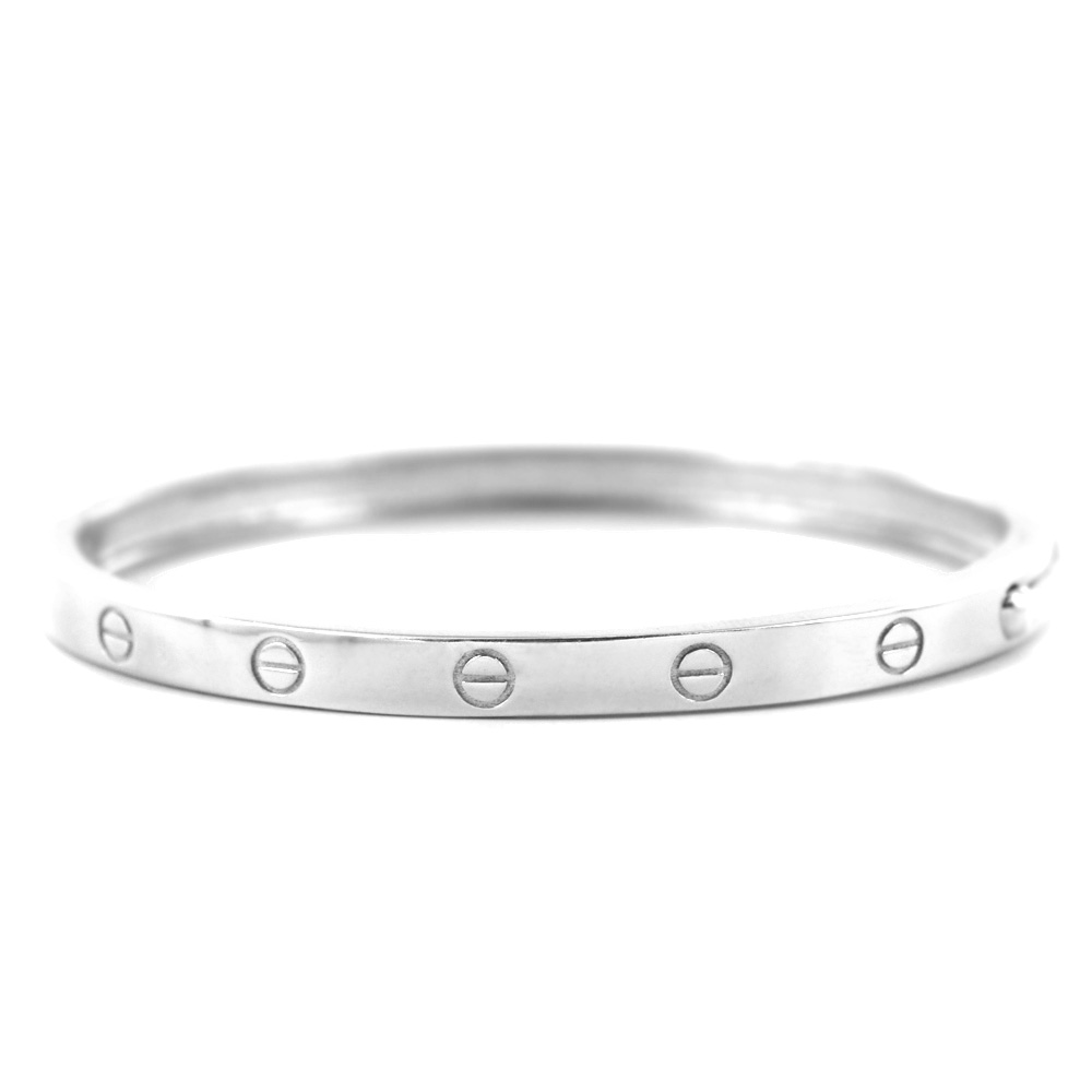 Bracciale con viti in argento silver da donna