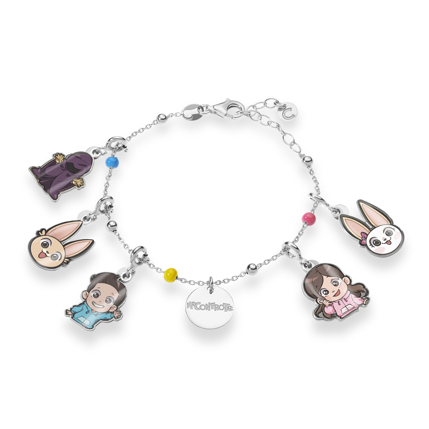 Bracciale da bambini Gioielli Lu e Sof Me Contro Te tutti i charms BRA 227