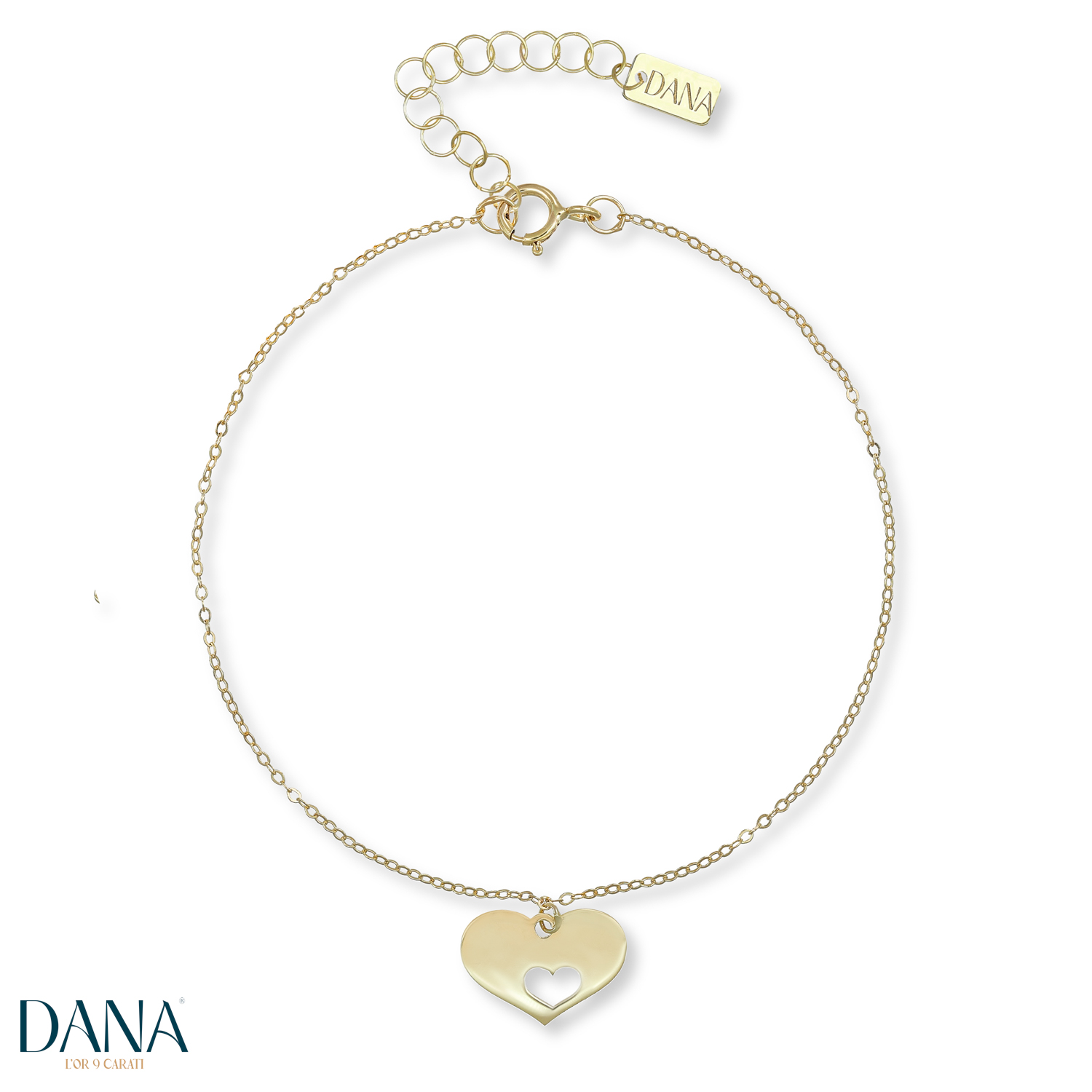 Bracciale da Donna Cuore oro 9 kt
