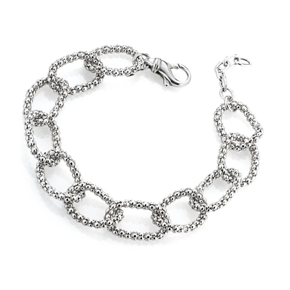 Bracciale da donna in argento Marcello Pane con catena extrasoft - Classique