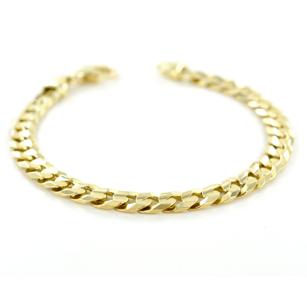 Bracciale da uomo in oro maglia groumette 23.00 cm