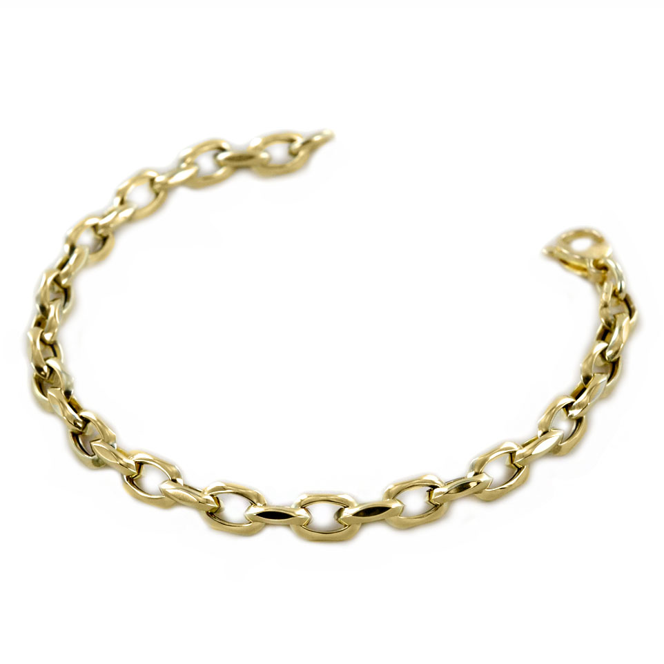 Bracciale Donna a catena in oro giallo