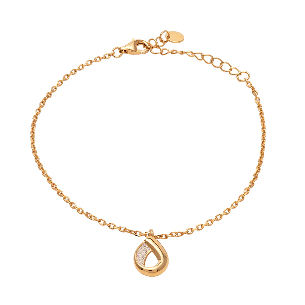 Bracciale donna gioielli Rebecca in Argento Goccia con polvere di diamanti SJLBCO74