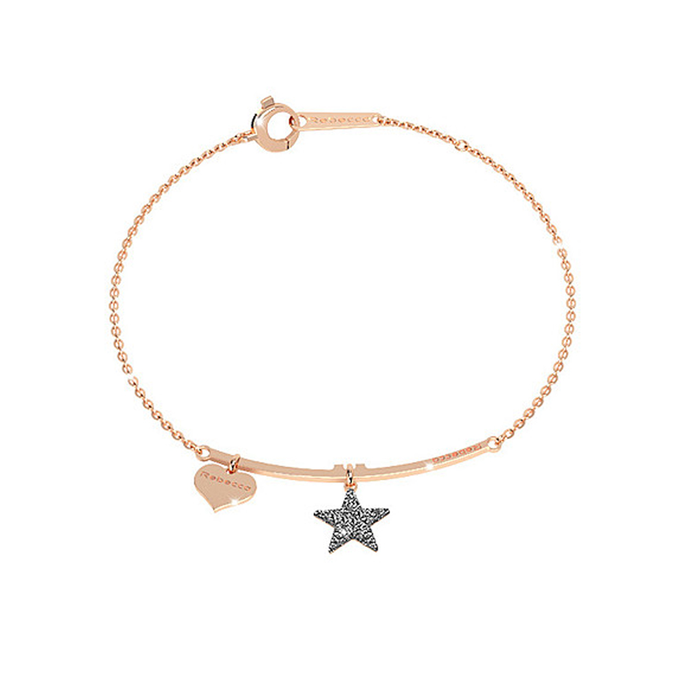Bracciale Rosato Donna Argento 925 – Multiforo Con Chiusura Regolabile – RBR31