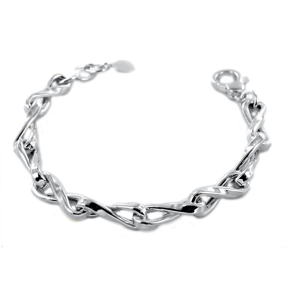 Bracciale Donna in Argento silver con catena Marcello Pane 