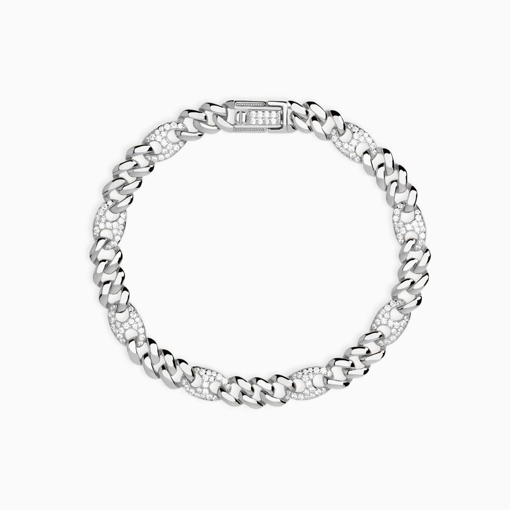 Bracciale donna Mabina in argento con zirconi Privilegio