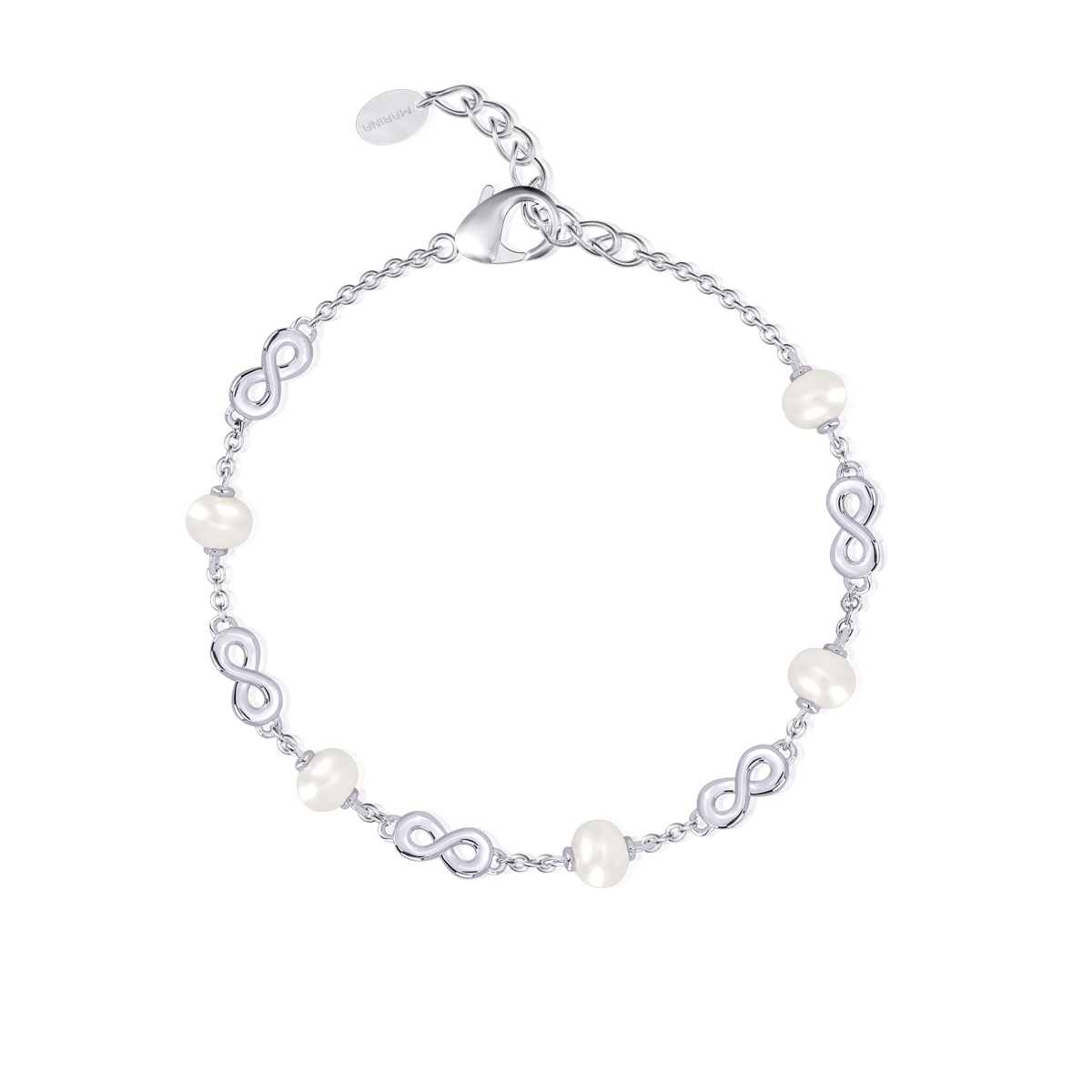 Bracciale Donna Mabina in Argento Infinito con perle