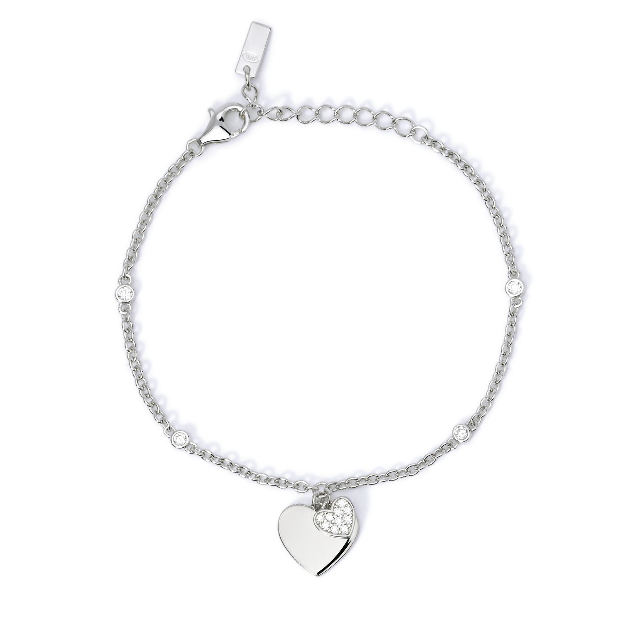 Bracciale donna Mabina Solo tuo in argento con cuore 533637