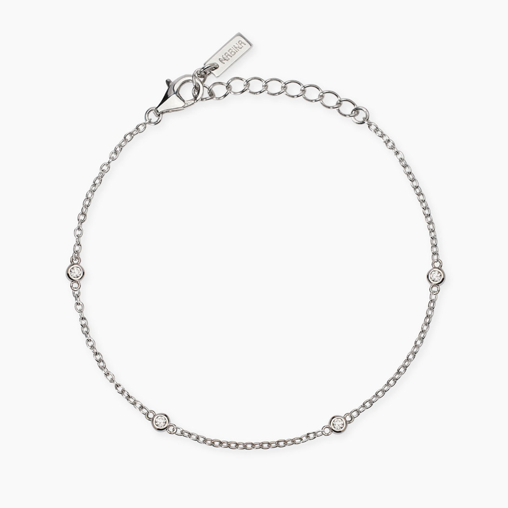 Bracciale Donna MY DIAMOND Mabina in Argento e Diamanti Lab-Grown 0.11 ct 534075