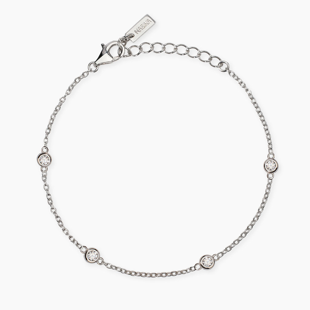 Bracciale Donna MY DIAMOND Mabina in Argento e Diamanti Lab-Grown 0.22 ct 534076
