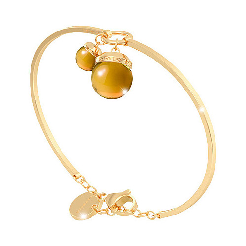 Bracciale donna Rebecca in bronzo semirigido con charm