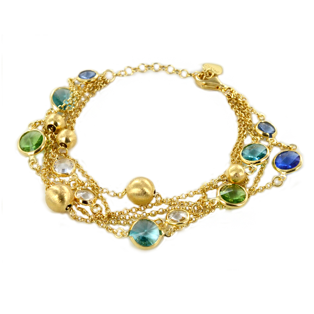 Bracciale Dvccio pietre colore
