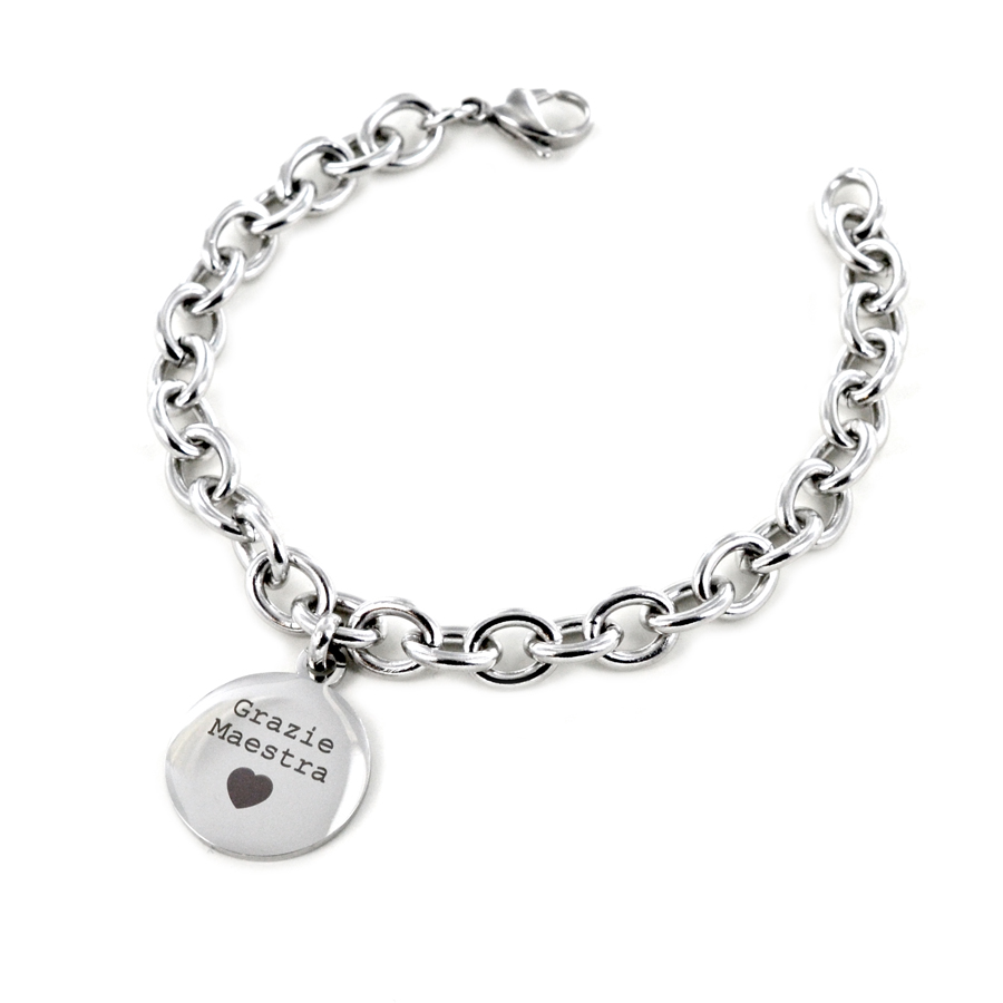 Bracciale Grazie Maestra personalizzabile