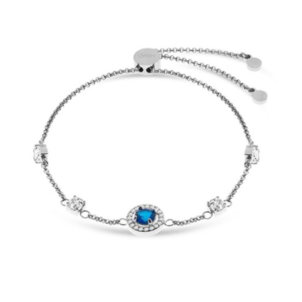 Bracciale in Acciaio da donna con cristallo Blu Essential Woman Liu Jo LJ2265
