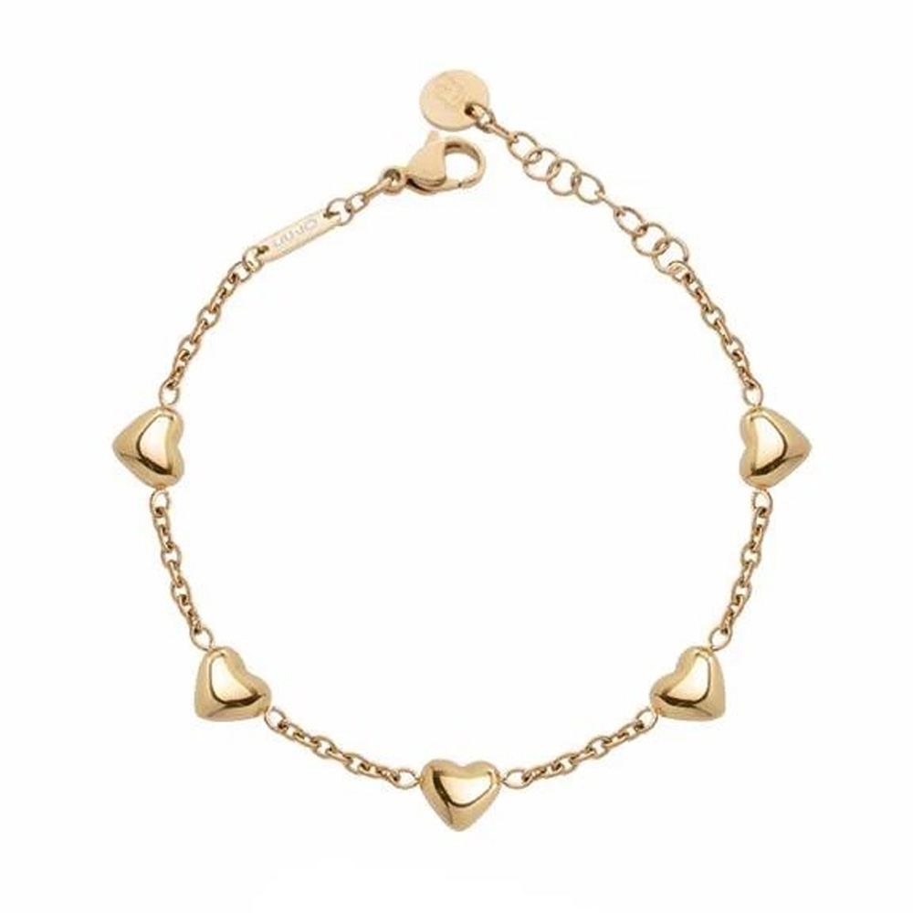 Bracciale in Acciaio da donna con cuori Essential Woman Liu Jo LJ3192