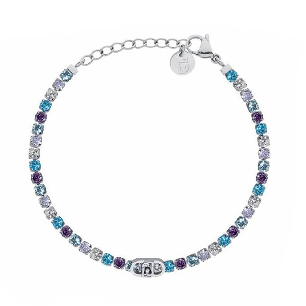 Bracciale in Acciaio da donna tennis con cristalli colorati Essential Woman Liu Jo LJ3216