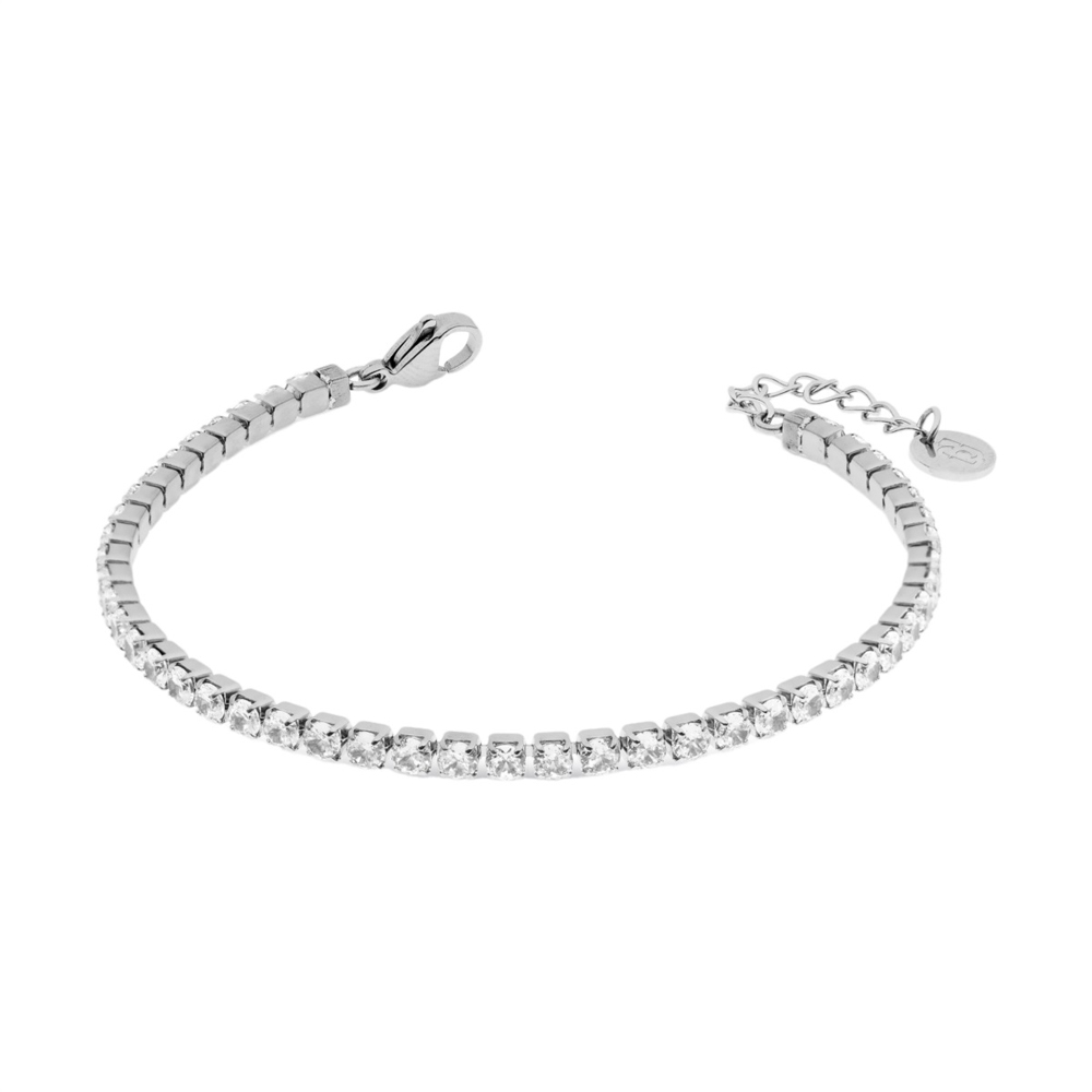 Bracciale in Acciaio da donna tennis con cristalli Essential Woman Liu Jo LJ2417