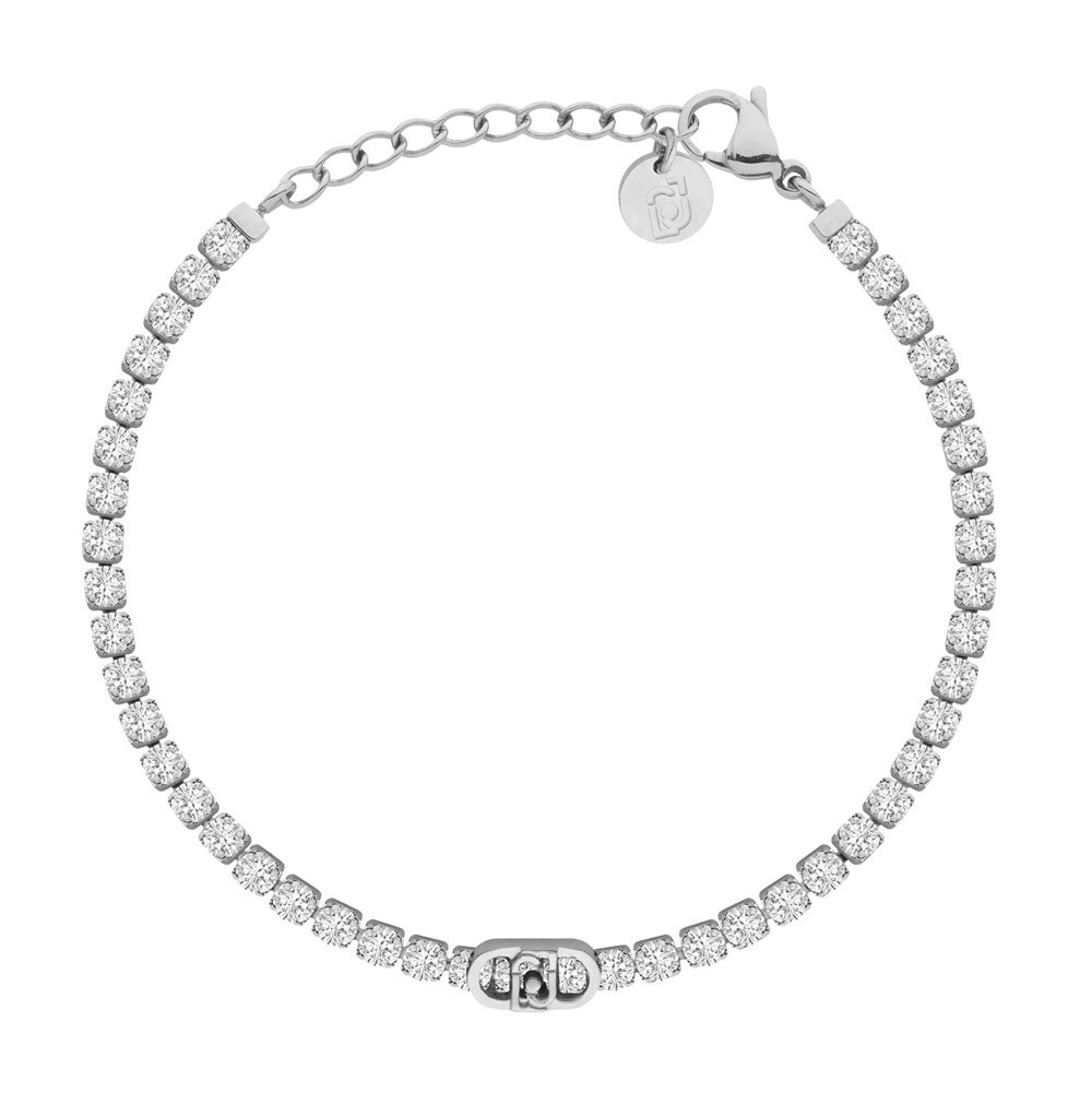 Bracciale in Acciaio da donna tennis con cristalli Essential Woman Liu Jo LJ3215