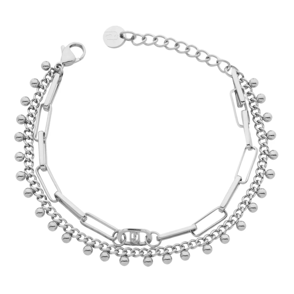 Bracciale in Acciaio doppio filo da donna Essential Woman Liu Jo LJ2999