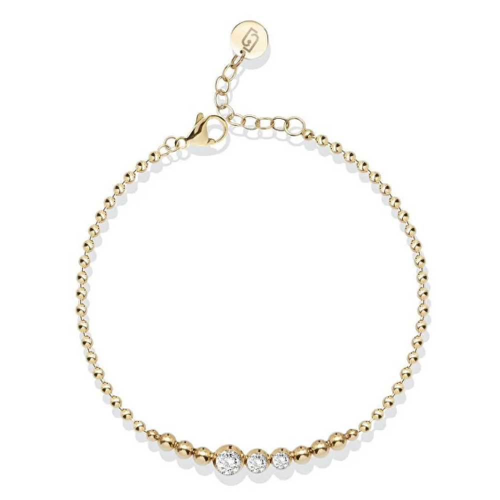 Bracciale in Acciaio giallo da donna con cristalli LUXURY ESSENTIAL Liu Jo LJ2830