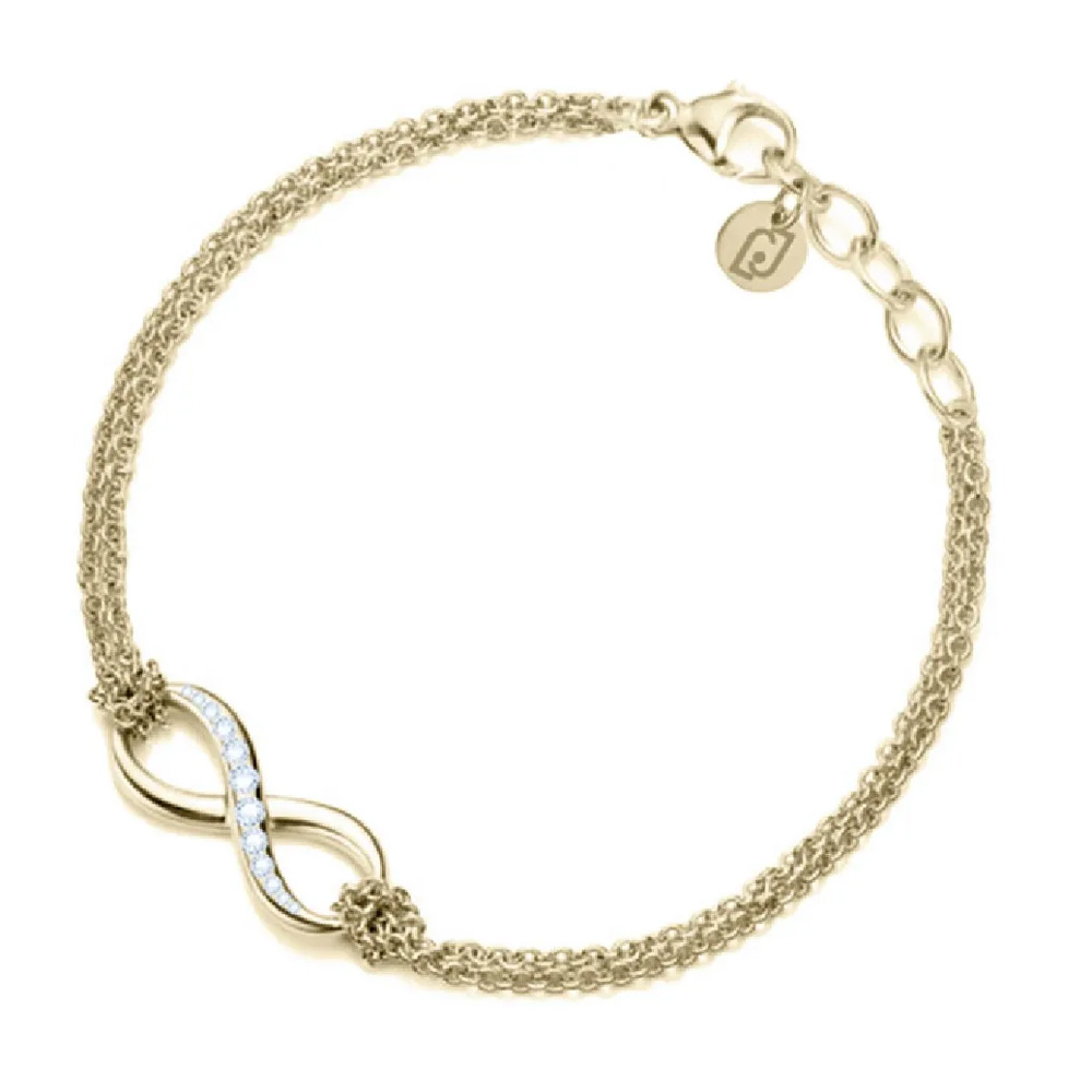 Bracciale in Acciaio Giallo da donna con infinito Essential Woman Liu Jo LJ2516