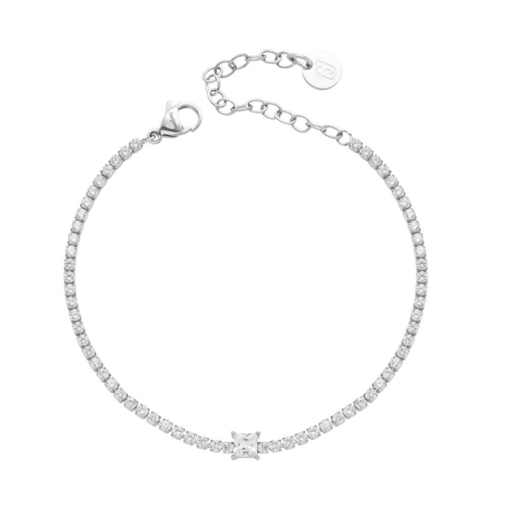 Bracciale in Acciaio Tennis da donna con cristalli Essential Woman Liu Jo LJ3031