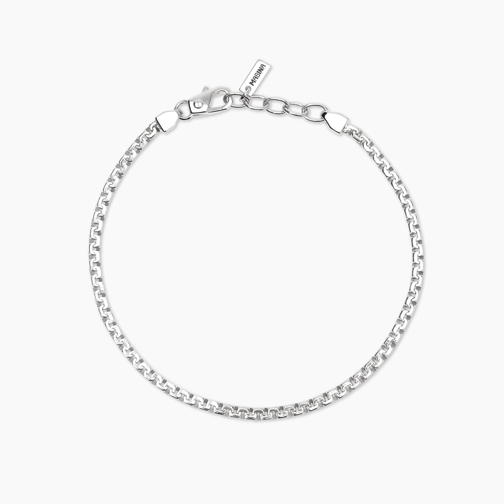 Bracciale da uomo in argento con catena greca Greca 534094