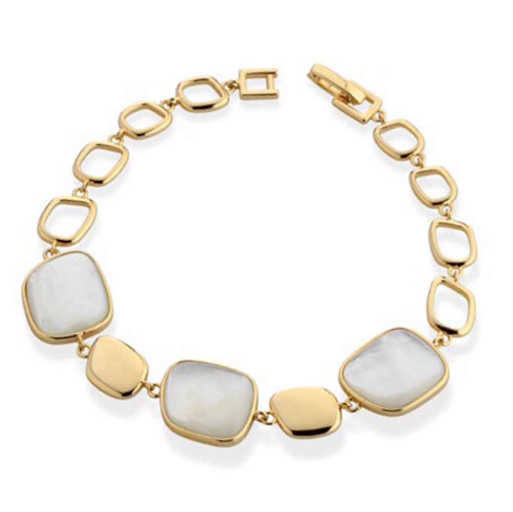 Bracciale in Argento giallo e Madreperla Australiana 