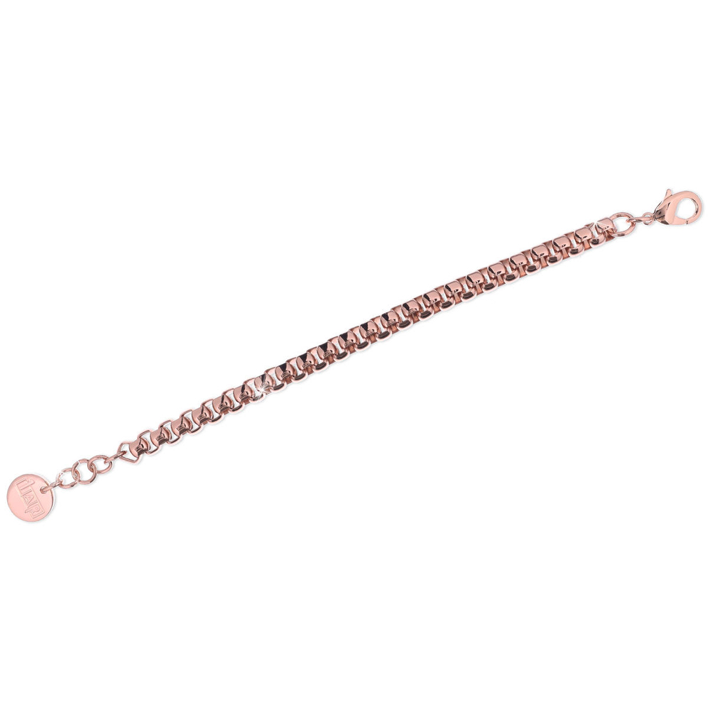 Bracciale Unoaerre in bronzo Rosa con catena veneziana