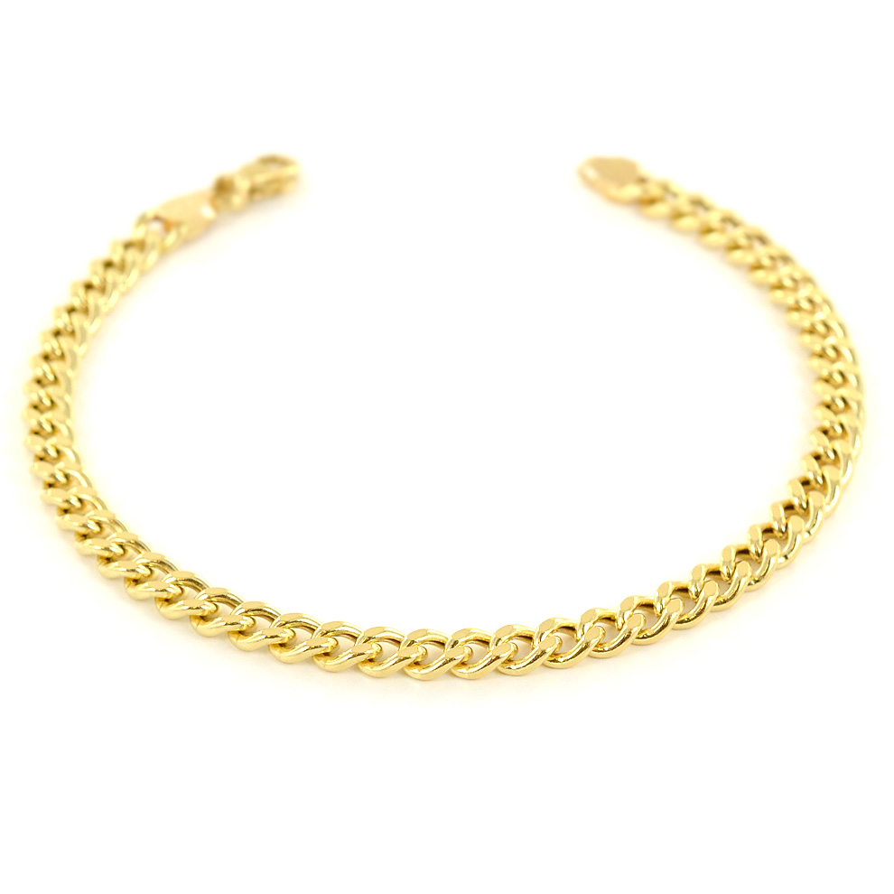 Bracciale in oro da uomo Groumette 21.00 cm manifattura aretina