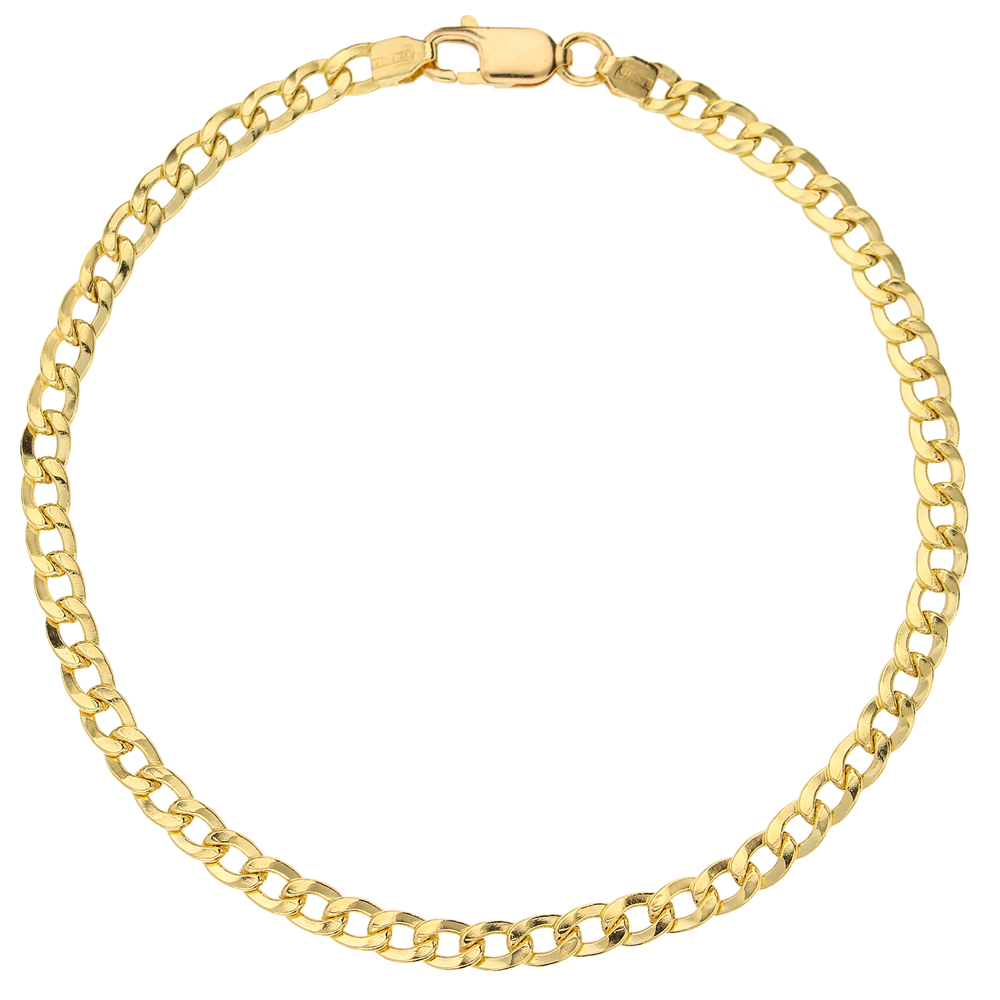 Bracciale in oro da uomo Groumette 21.00 cm manifattura aretina