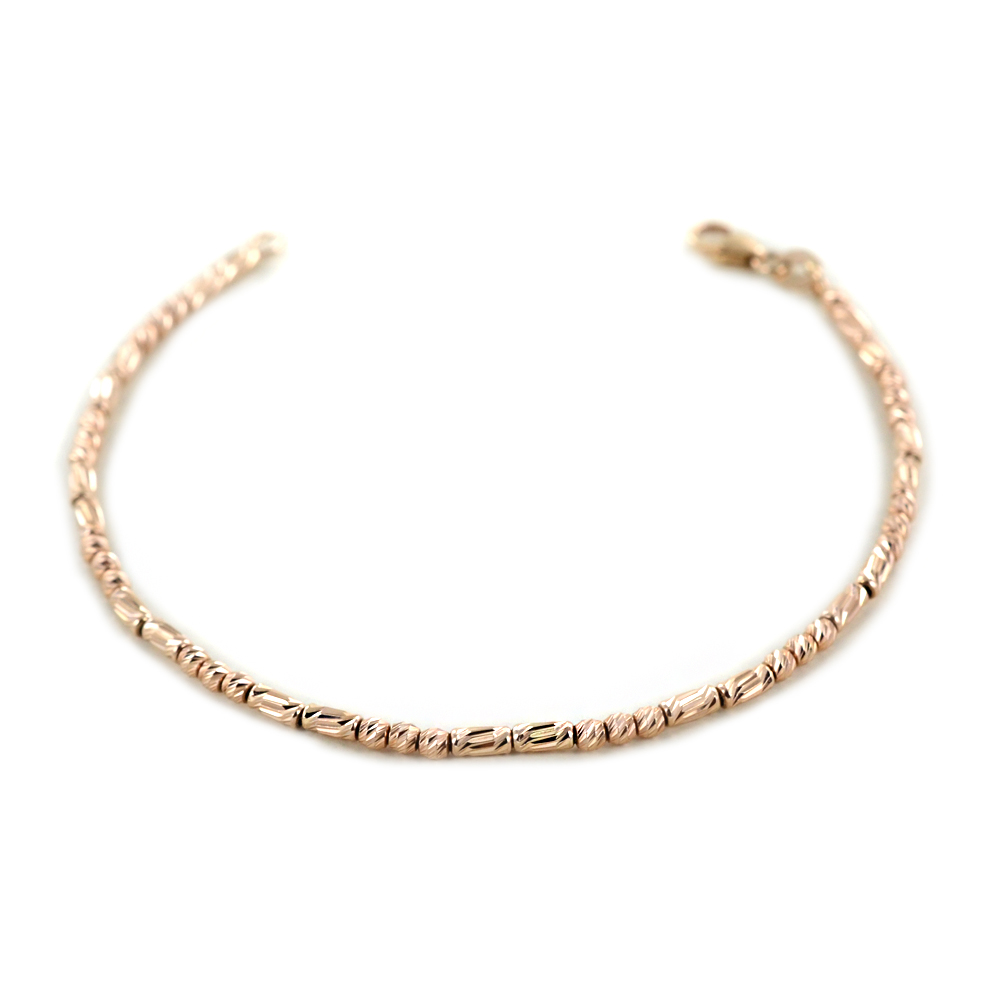 Bracciale in oro rosa da donna