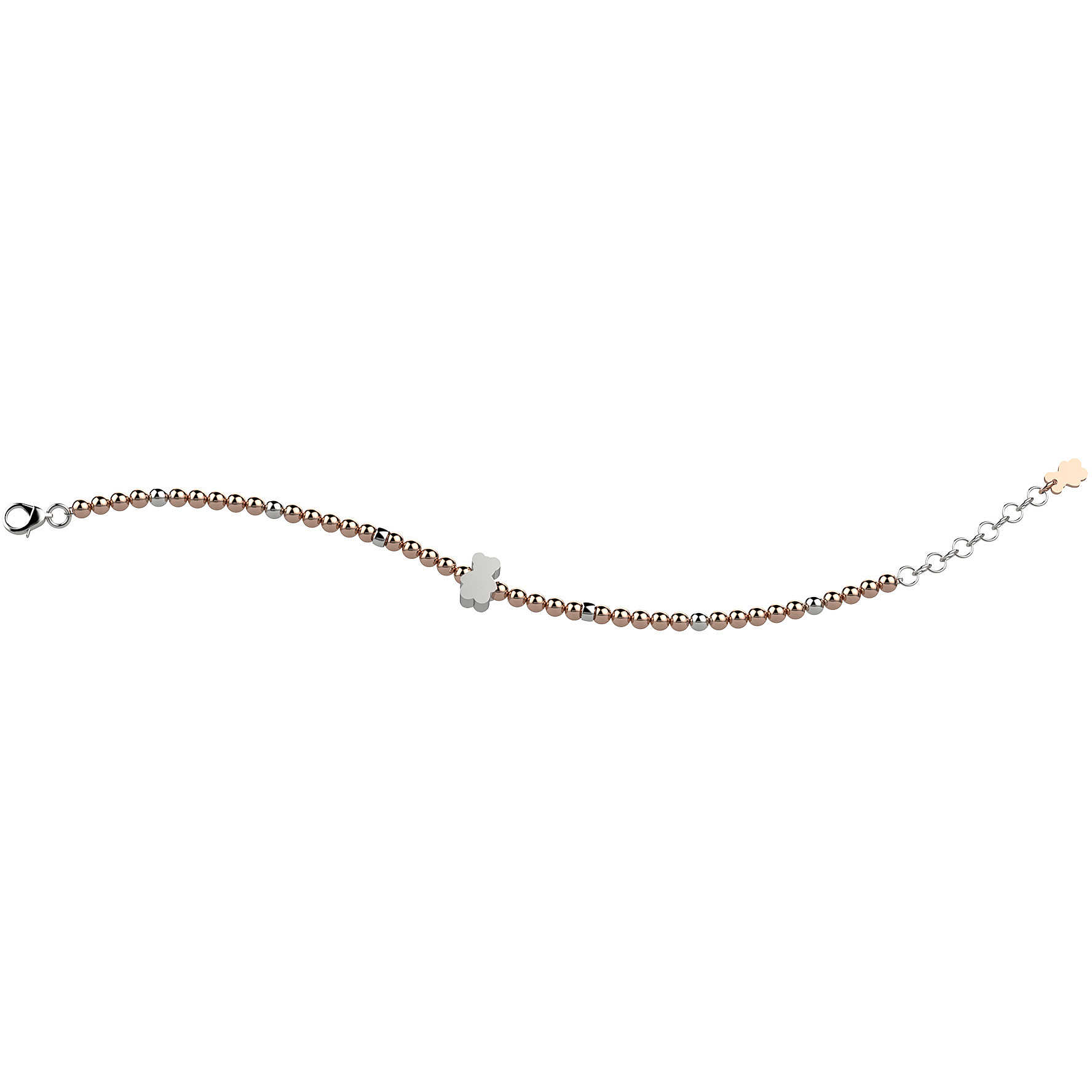 Bracciale Nanan da bambino unisex con orsetto e perline  NAN0198