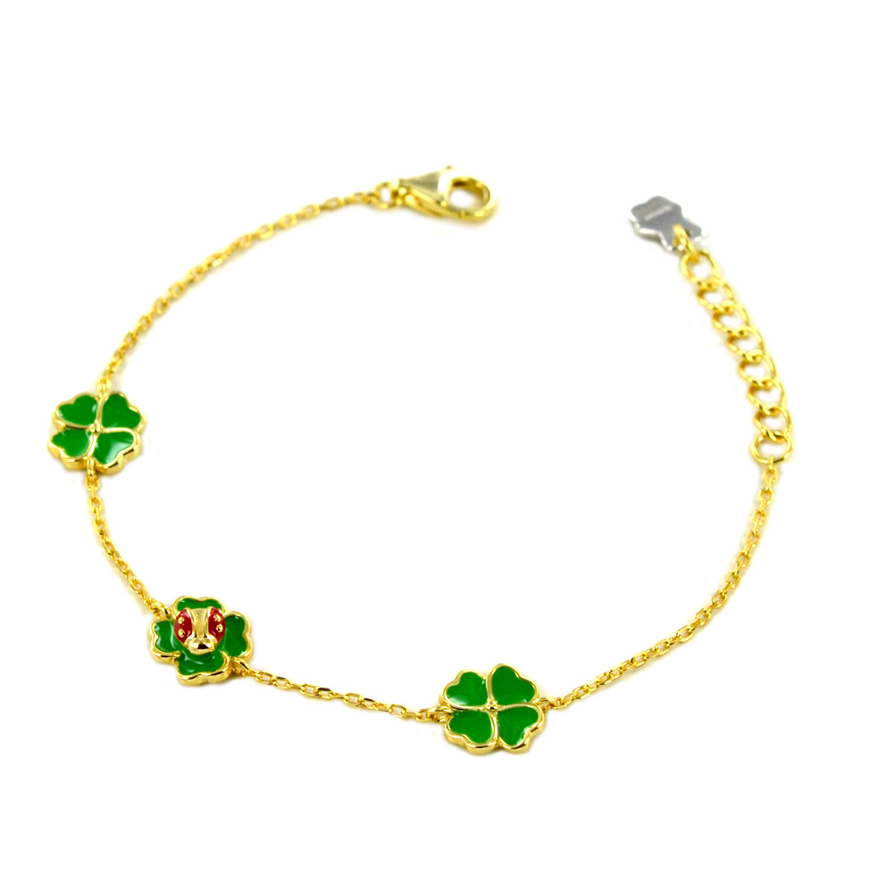 Bracciale Nanan da bambino in argento giallo unisex NAN0597