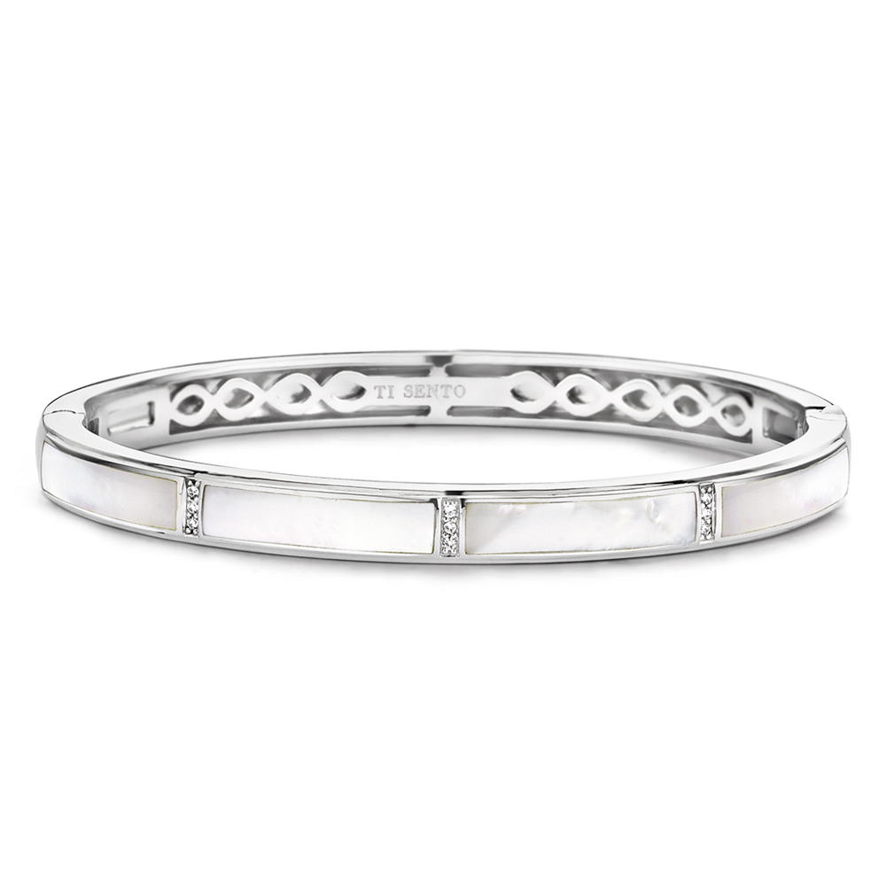 Bracciale rigido Ti Sento Milano Donna madreperla in argento 2831MW