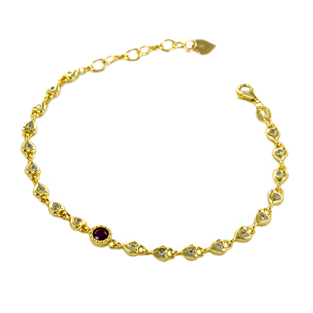 Bracciale Senza Fine in argento della collezione Tortona Cuori Milano 