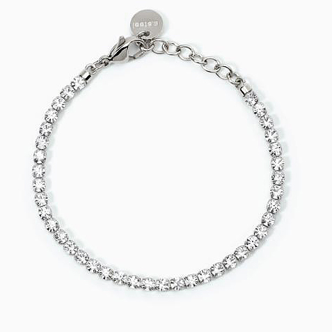 Bracciale Tennis 2Jewels in acciaio con zirconi bianchi 232397