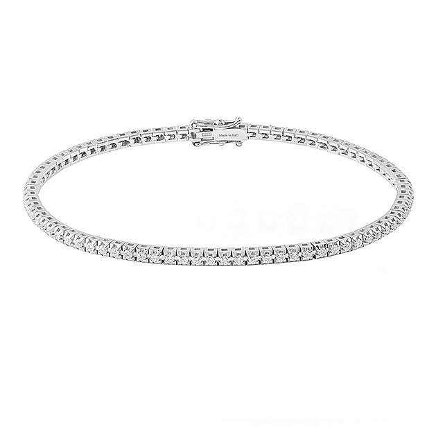 Bracciale rigido Empreinte, oro rosa e diamanti - Categorie Q05345