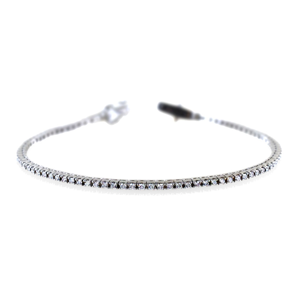 Bracciale Tennis in oro e Diamanti 1.19 ct