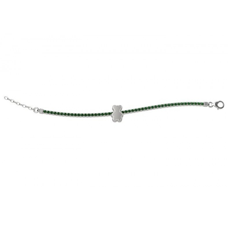 Bracciale Tennis Nanan da bambina zirconi verdi NAN0099