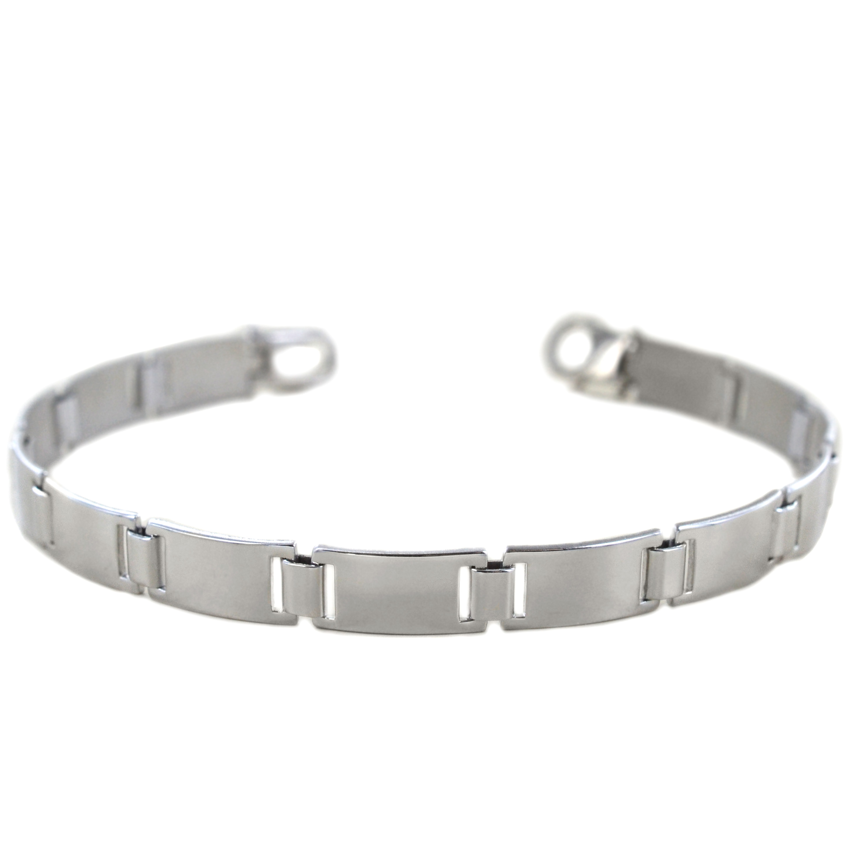 Bracciale uomo Arcadia in argento 925 - base bracciale a tessere